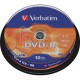 Диск Verbatim DVD-R 4.7GB 16x - 10 шпинд.
